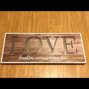 Love Sign - love laughter and happily ever after